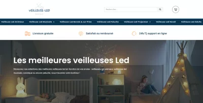 Veilleuse Led Boutique
